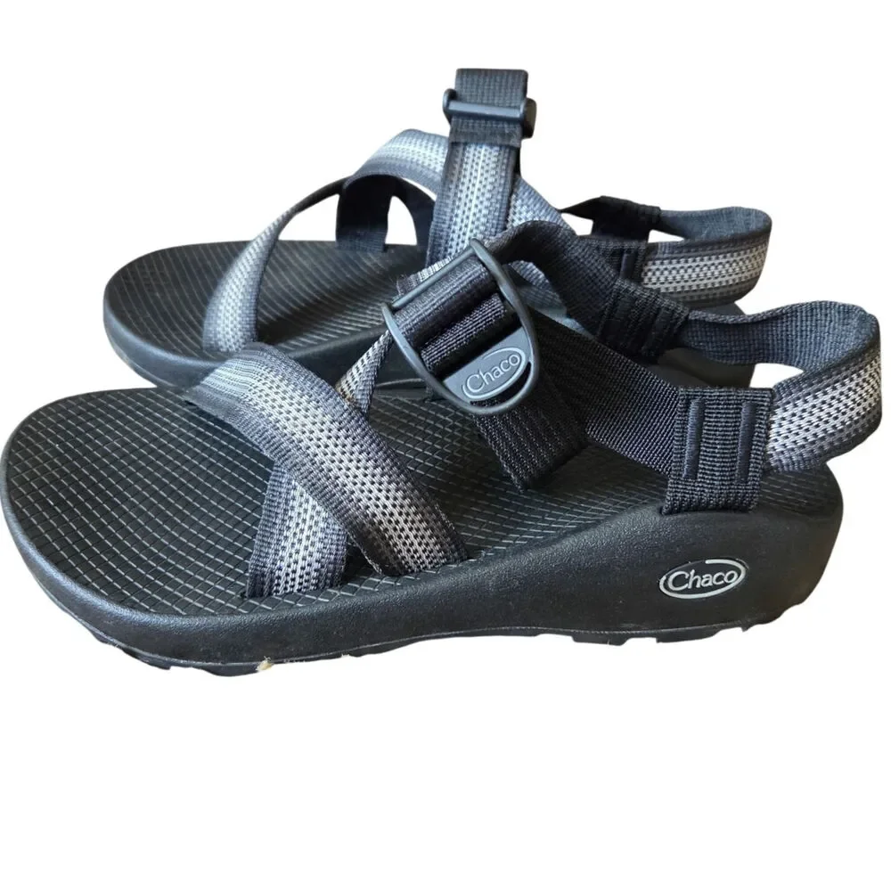 CHACO men's Z/1 classic sport hiking sandals size 7 split gray